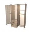 Full Wardrobe with Lots of Hanging space and extra top cupboards